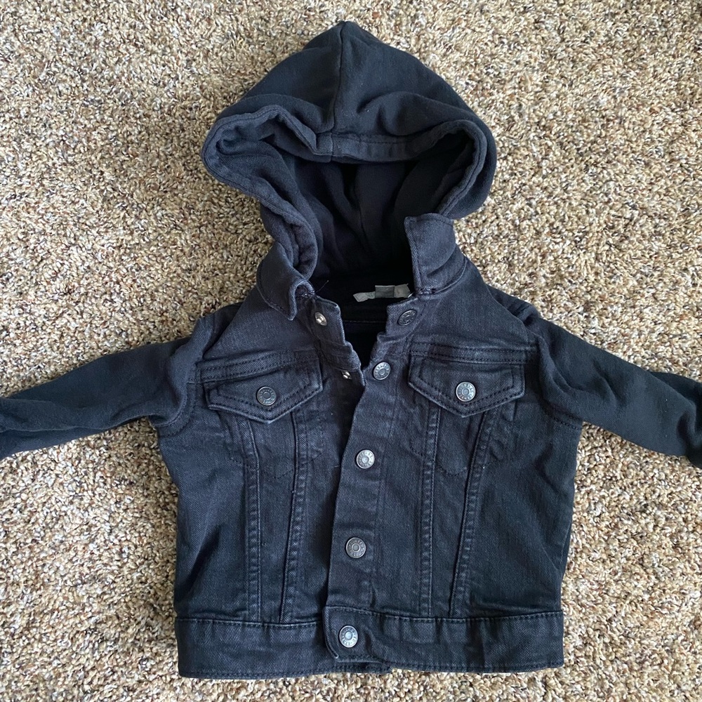 Toddler black jean jacket
